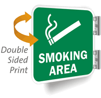 Smoking Area Sign (with Graphic)