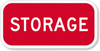 Storage Sign
