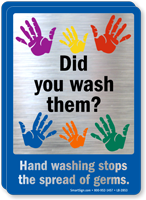 Did You Wash Them, Wash Hands Mirror Decal