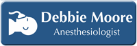 Customizable Anesthesiologist LaserLogo Badge with Symbol