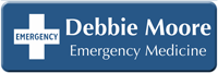Customizable Emergency Medical Responder LaserLogo Badge with Symbol