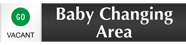 Baby Changing Area - Vacant/Occupied Slider Sign