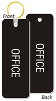 Office Double Sided Keychain