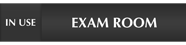 Exam Room - In Use/Vacant Slider Sign