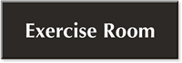Exercise  Room Engraved Sign