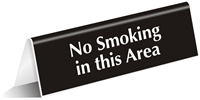 No Smoking in this Area Sign