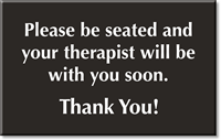 Therapist Engraved Room Sign