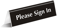 Please Sign In Tent Sign