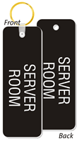 Server Room Double Sided Keychain