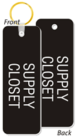 Supply Closet Double Sided Keychain