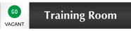 Training Room - Vacant/Occupied Slider Sign
