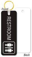 REST ROOM Unisex Bathroom Keychain