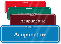 Acupuncture Showcase Hospital Sign