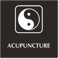 Acupuncture Engraved Hospital Sign