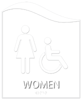Pacific - Women Restroom Sign