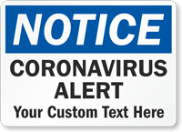 Add Your Custom Medical Safety Notice Text Here Sign
