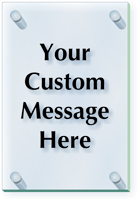 Add Your Text Custom ClearBoss Sign