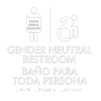 Updated ISA Gender Neutral Restroom Sign