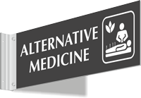 Alternative Medicine Corridor Projecting Sign