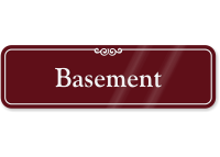 Basement Sign