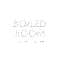 Board Room Braille TactileTouch™ Sign