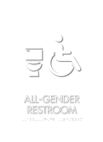 Nexus All-Gender Restroom Sign