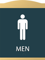 Men Graphic Braille Sign