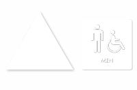 Accessible Men Pictogram Sign
