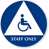 Staff Only Unisex Sign