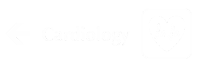 Cardiology Engraved Sign with Left Arrow Symbol