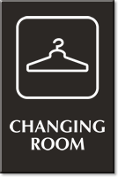 Changing Room Engraved Sign