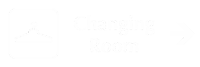 Changing Room Engraved Sign, Hanger, Right Arrow Symbol