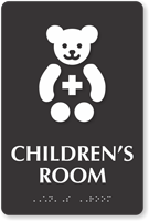 Children's Room TactileTouch Braille Sign