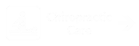 Chiropractic Care Engraved Sign with Right Arrow Symbol