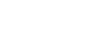 Consulting Room Engraved Wayfinding Sign, Left Arrow Symbol