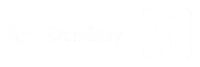 Dentistry Engraved Sign, Tooth and Left Arrow Symbol