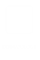 Dermatology Engraved Hospital Sign with Skin Disease Symbol