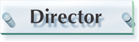 Director ClearBoss Sign