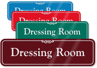 Dressing Room Sign