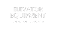 Elevator Equipment Tactile Touch Braille Sign