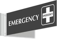 Emergency Corridor Projecting Sign