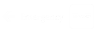 Emergency Engraved Sign, First-Aid Cross, Left Arrow Symbol