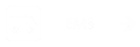EMS Engraved Sign, Medical Van, Right Arrow Symbol