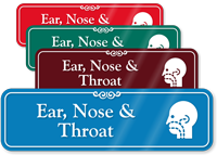 Ear, Nose & Throat ENT Showcase Hospital Sign