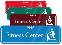 Fitness Center ShowCase Wall Sign