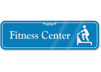 Fitness Center ShowCase Wall Sign