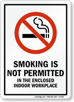 Smoking Is Not Permitted Sign
