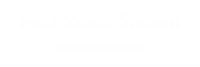 Engraved Foot Wash Station Direction Right Sign