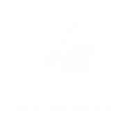 Housekeeping Engraved Sign with Symbol