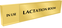Lactation Room - In Use/Vacant Slider Sign